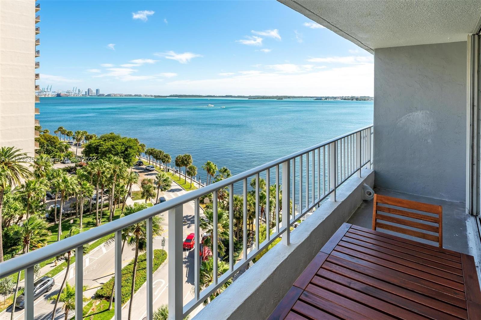 200 Southeast 15th Road, Unit 11H Miami, FL 33129 - Photo 2 of 20 a view of ocean from a balcony
