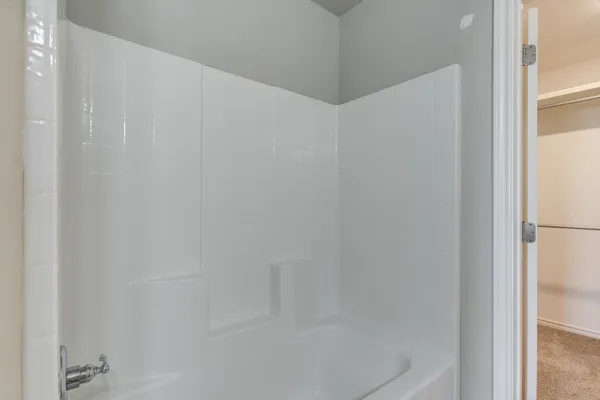 a close up of a bathtub