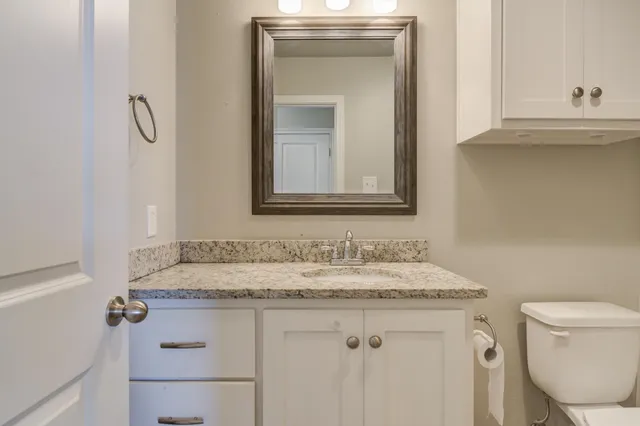 a bathroom with a sink and a toilet