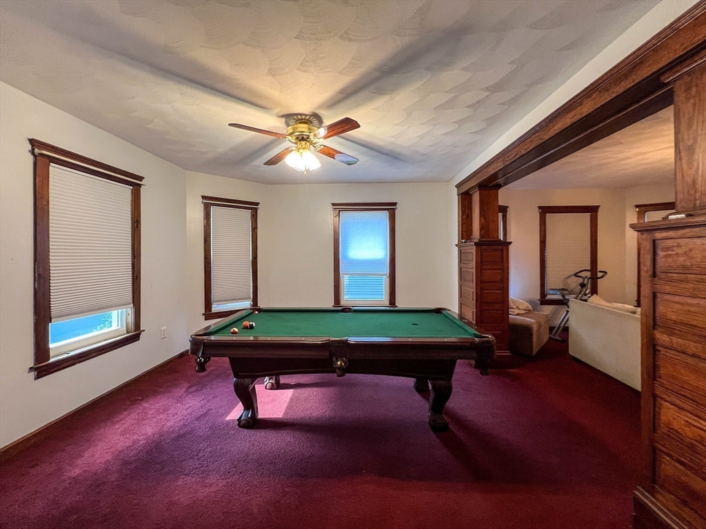 57 Vale Street Worcester, MA 01604 - Photo 32 of 42 a room with pool table and windows