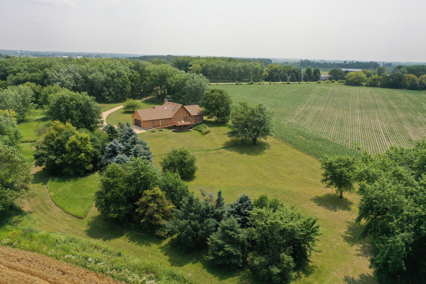 23504 Flat Iron Road Harvard, IL 60033 - Photo 20 of 27 a view of lake with green space