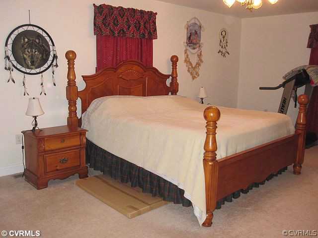 535 Levi Road Green Bay, VA 23942 - Photo 10 of 19 a bed room with a bed and a dresser