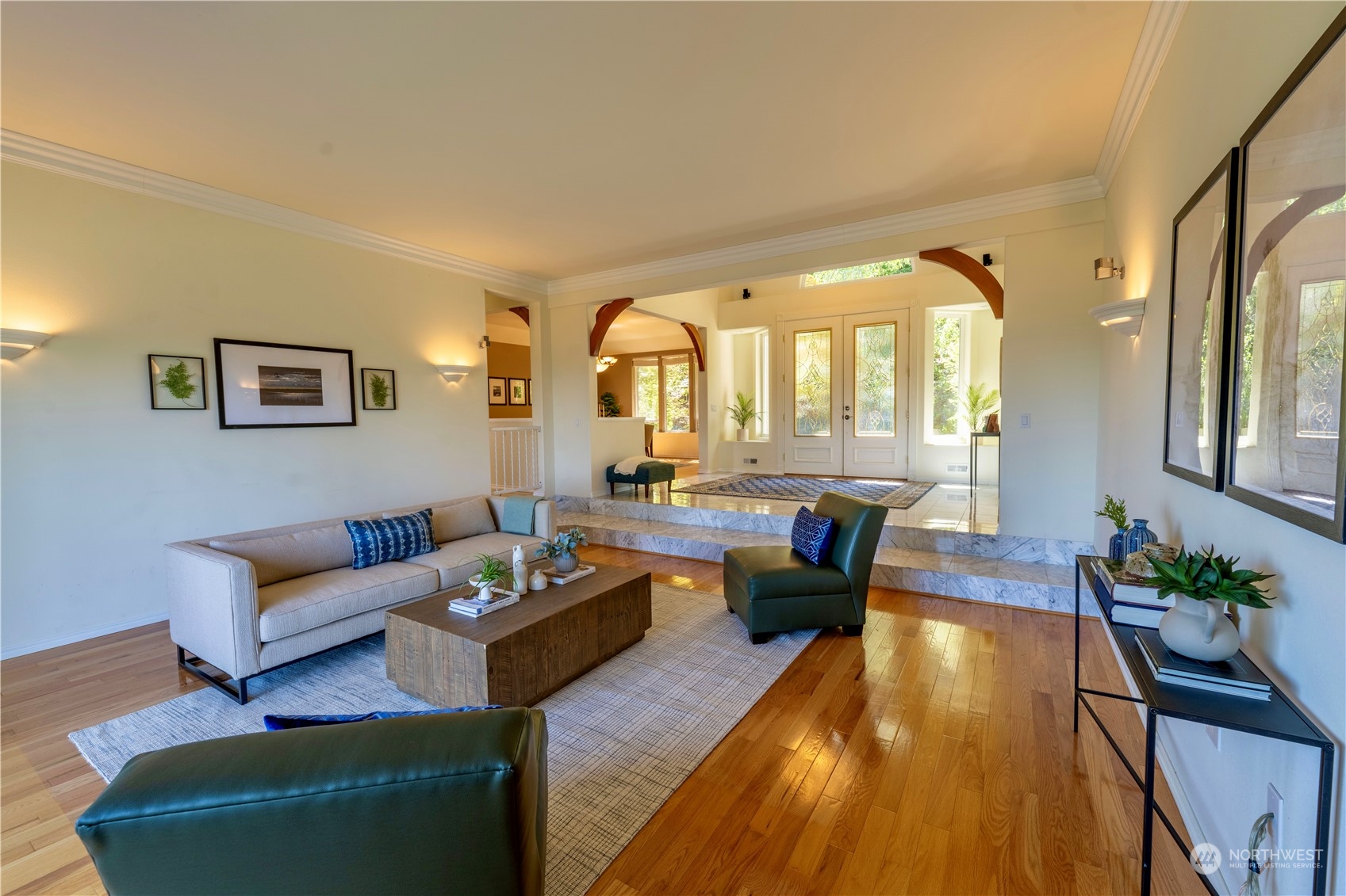 272 Ravens Ridge Road Sequim, WA 98382 - Photo 8 of 40 a living room with furniture and a large window