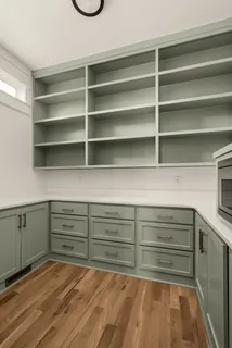a view of storage and utility room