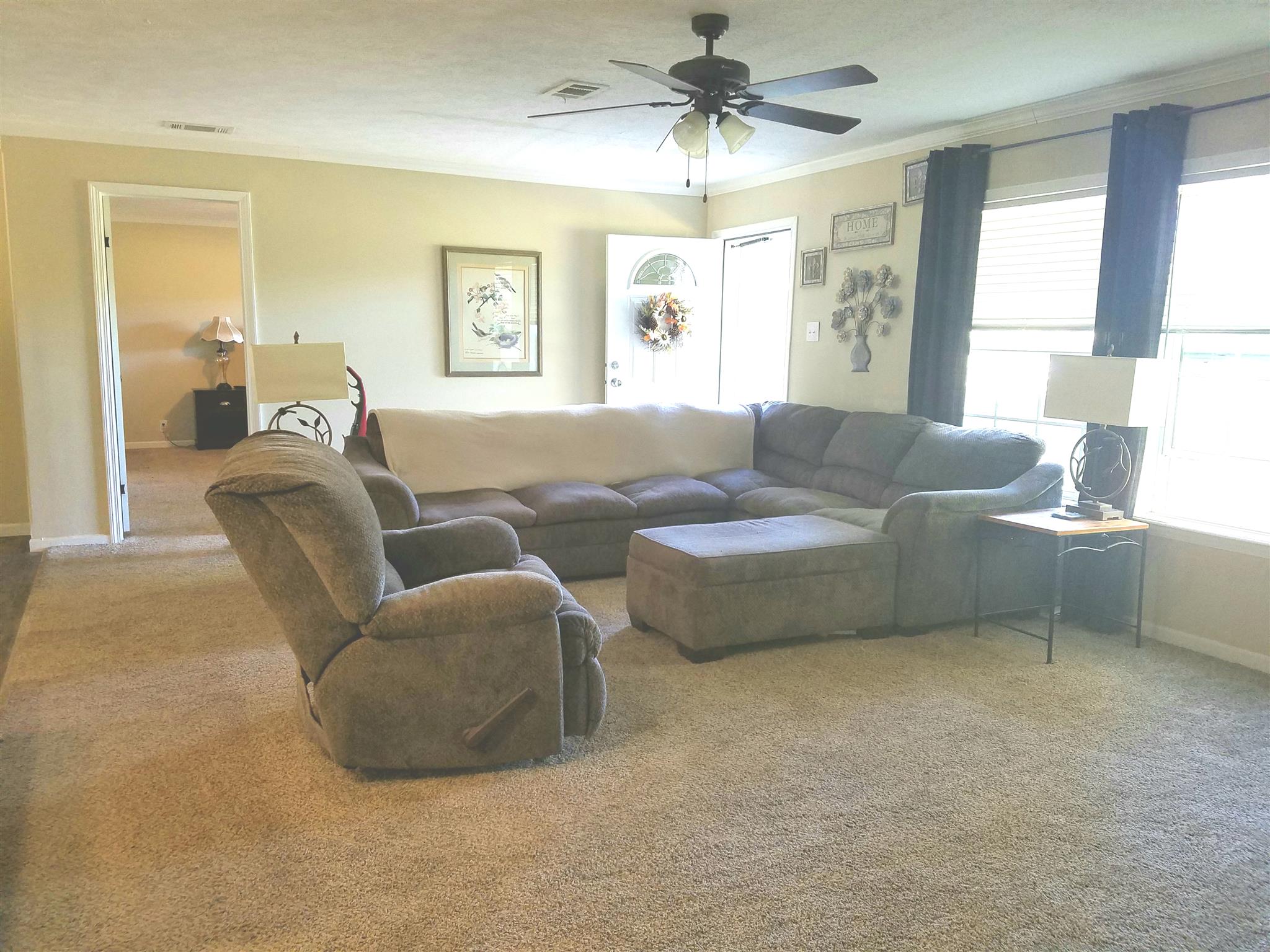 6363 Gordon Lawrence Road Santa Fe, TN 38482 - Photo 20 of 20 a living room with furniture and a large window