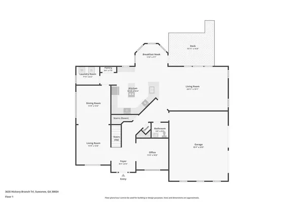 $699,900 | 3635 Hickory Branch Trail, Suwanee, GA 30024