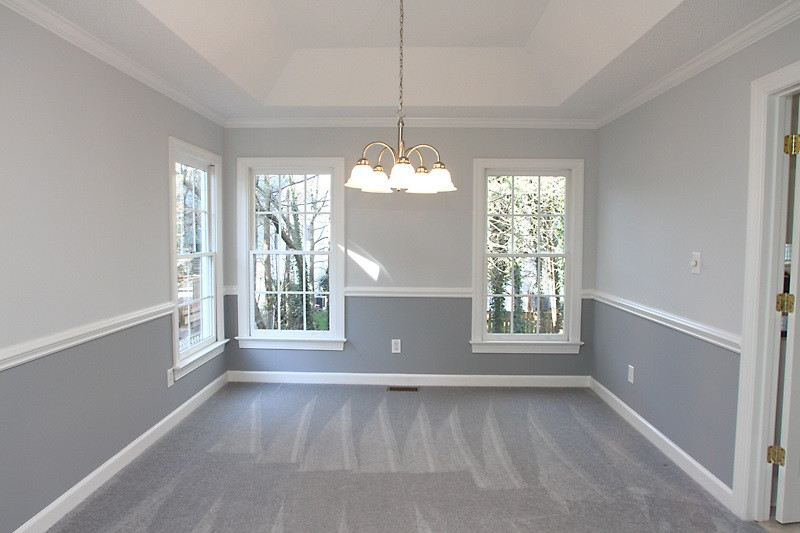 9021 Breeland Way Raleigh, NC 27613 - Photo 5 of 20 Charming and richly appointed. Chair moldings, tall windows. Not shown is 2 built-in, lighted glass shelved china closets with glass doors! Formal Dining
