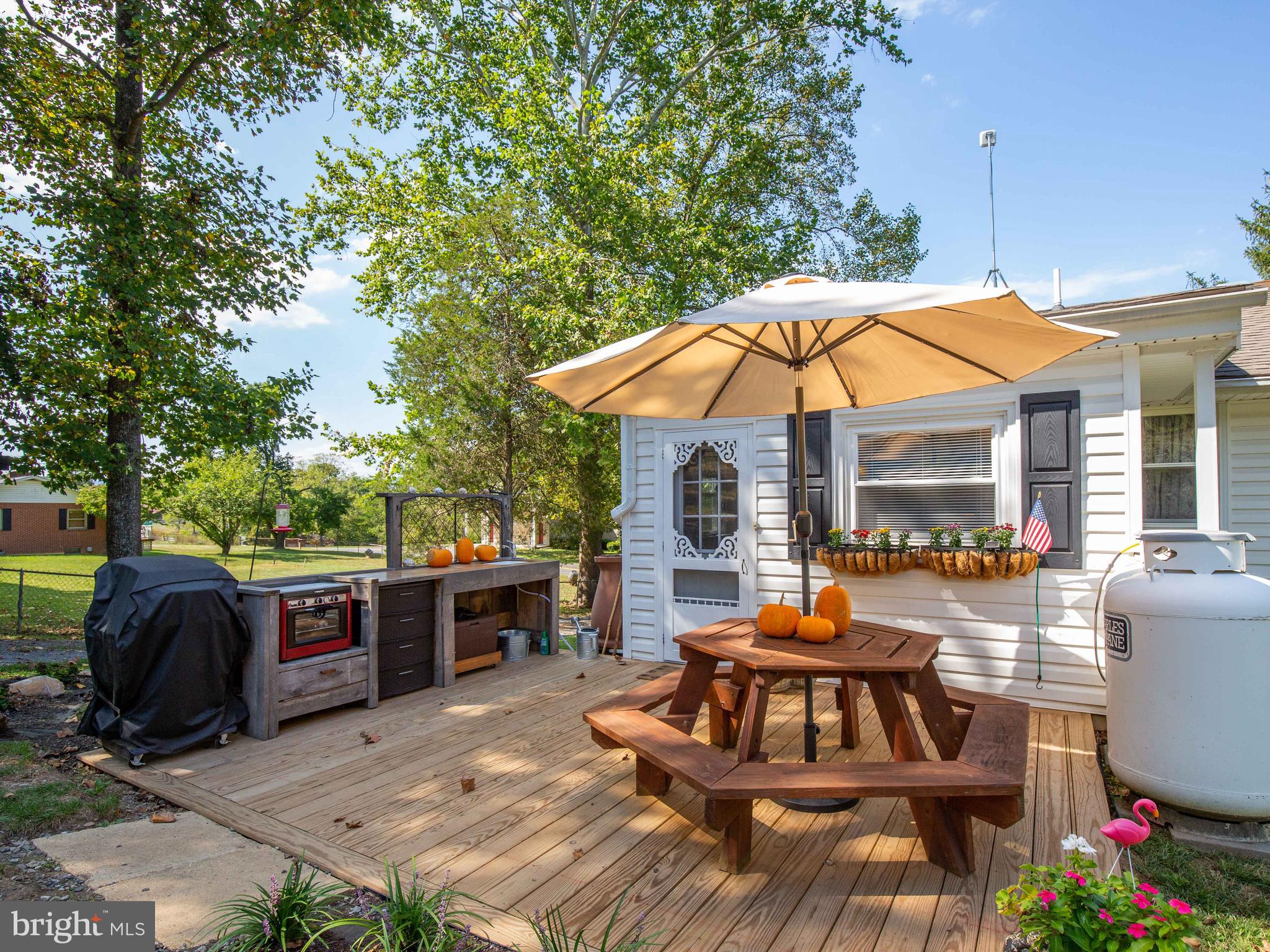 7137 Middle Road Middletown, VA 22645 - Photo 8 of 61 Brand new deck /outdoor kitchen area