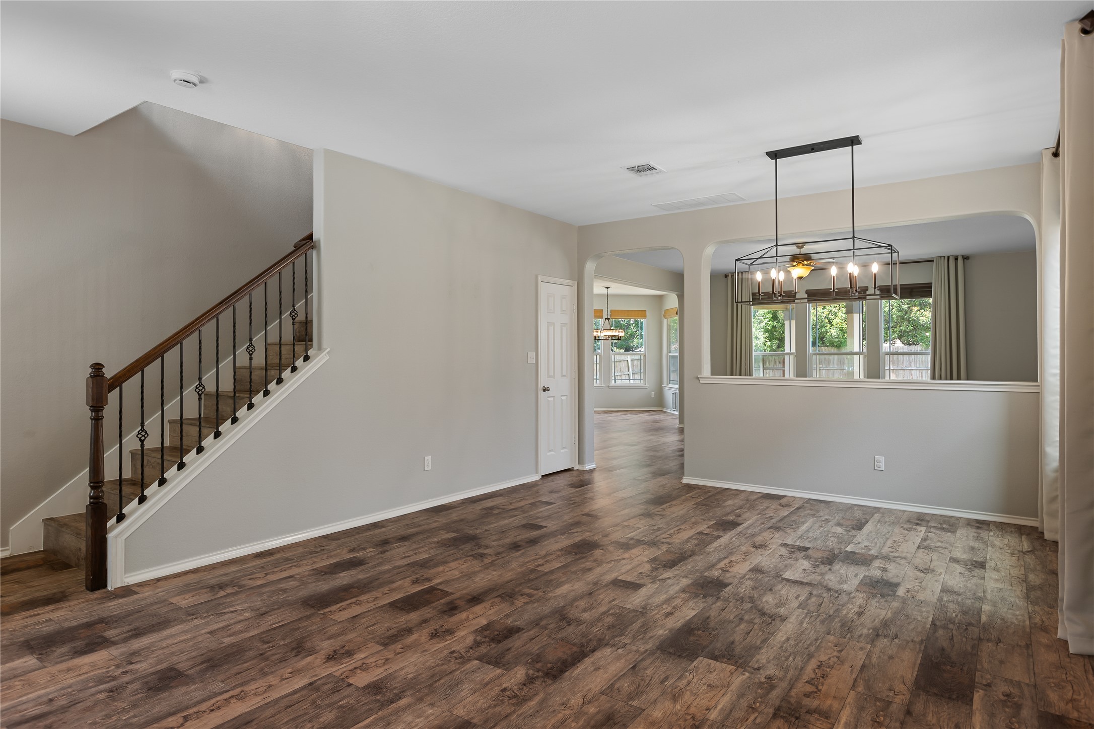 1420 Crested Butte Way Georgetown, TX 78626 - Photo 11 of 39 Den & Dining Area
