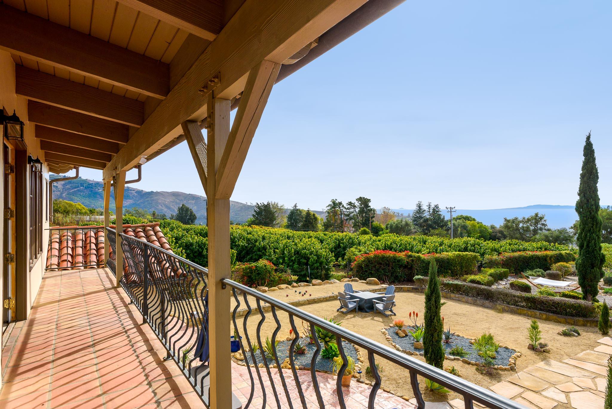 7350 Shepard Mesa Road Carpinteria, CA 93013 - Photo 17 of 33 Balcony view off main bedroom