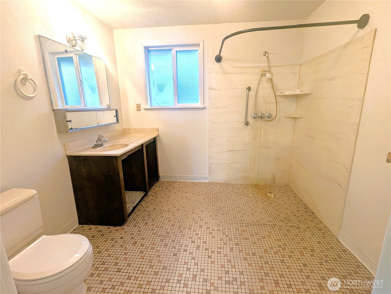8927 178th Avenue Southwest Rochester, WA 98579 - Photo 11 of 38 a bathroom with a sink a toilet and shower