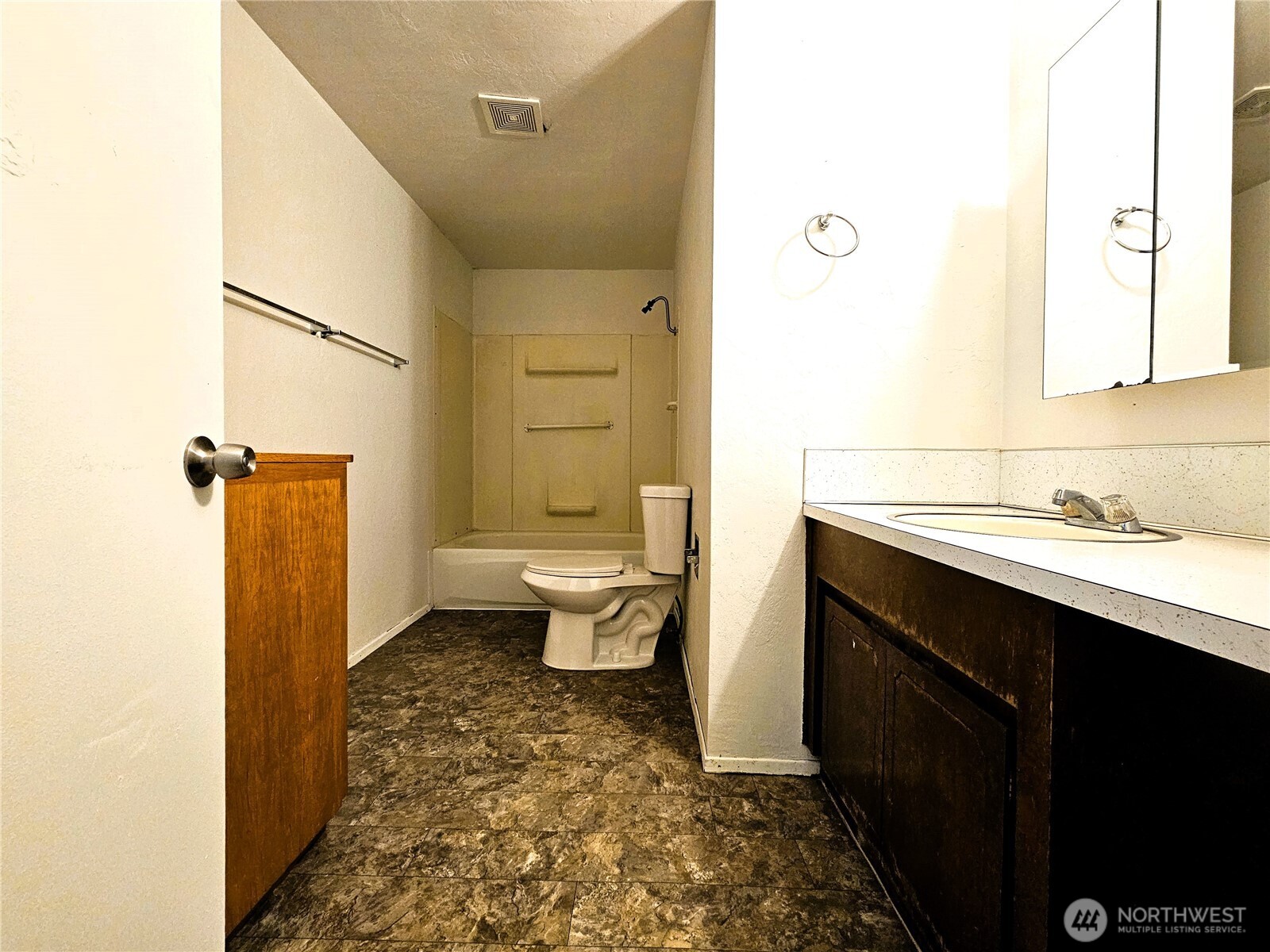 8927 178th Avenue Southwest Rochester, WA 98579 - Photo 20 of 38 a bathroom with a sink and a mirror