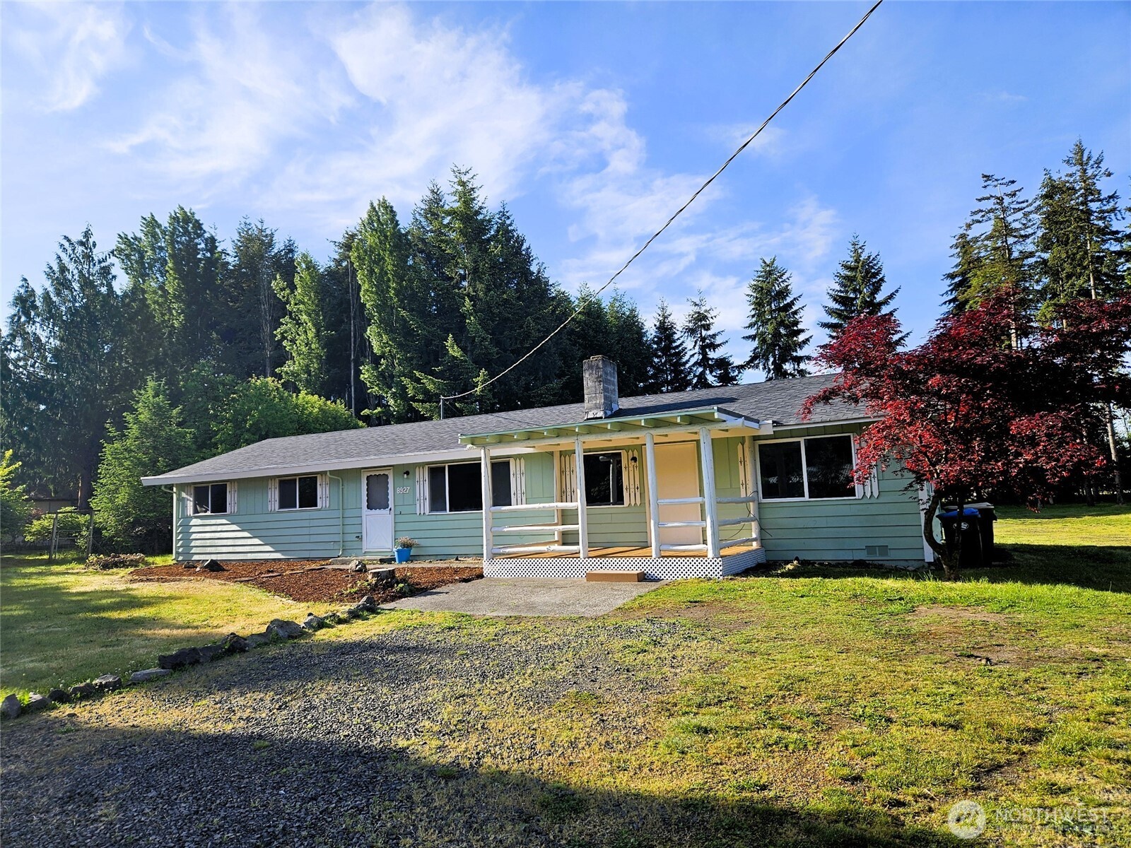 8927 178th Avenue Southwest Rochester, WA 98579 - Photo 2 of 38 a view of a house with swimming pool and a yard