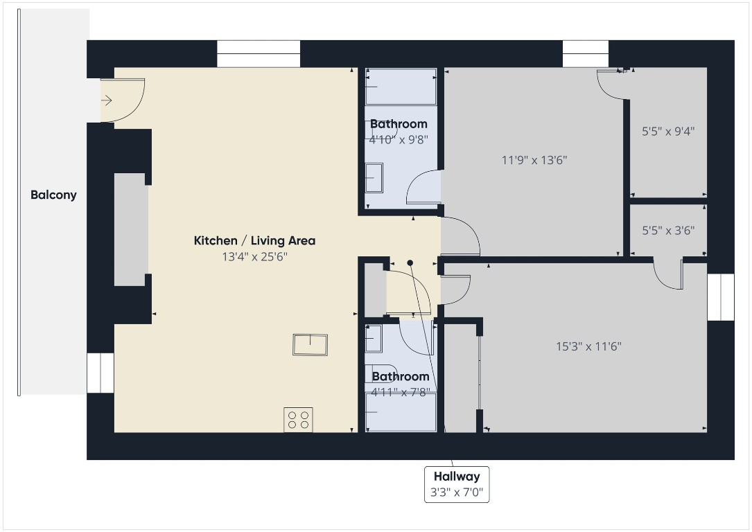 910 Duncan Lane, Unit 26 Austin, TX 78705 - Photo 31 of 31 a black and white photo of a room
