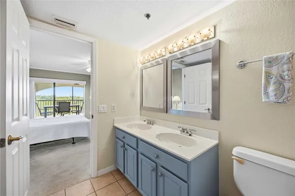 a view of a balcony dining area
