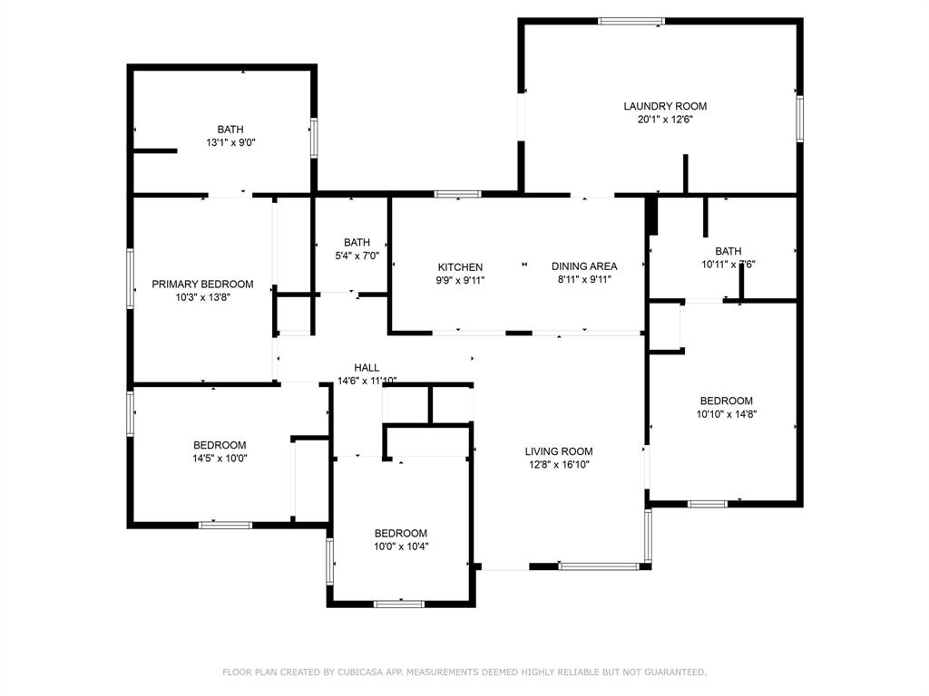 121 Austin Street McGregor, TX 76657 - Photo 19 of 19 View of floor plan / room layout