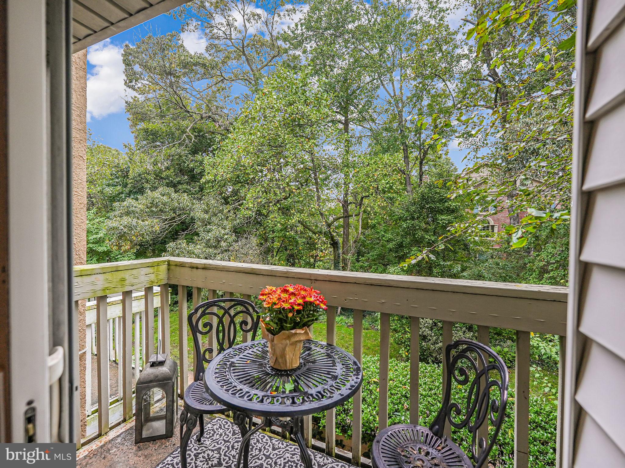 7910 Spring Forest Court Springfield, VA 22152 - Photo 13 of 33 balcony off living room
