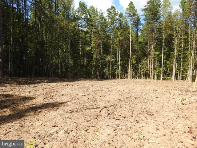 a view of wooden fence and trees