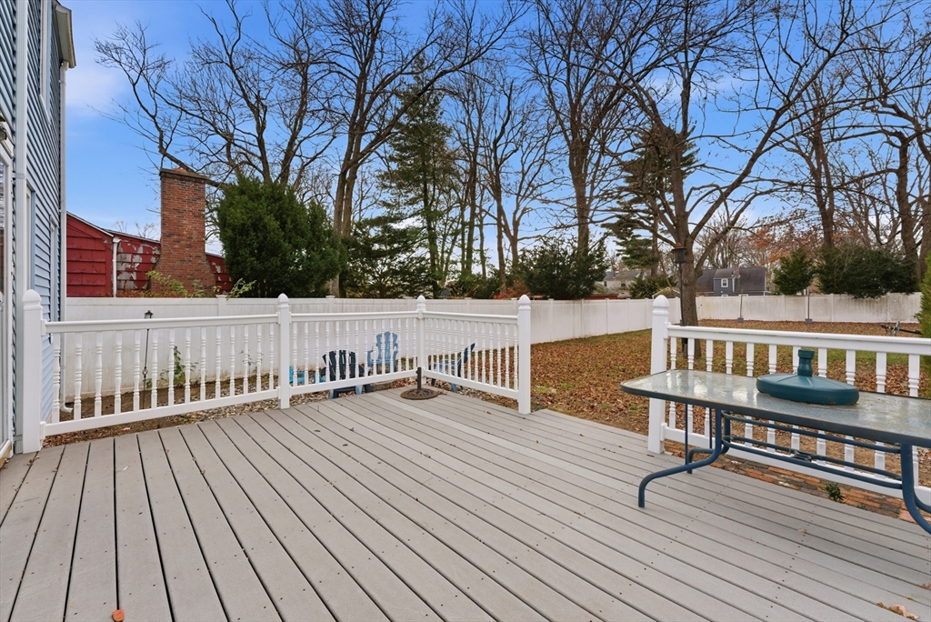 36 Garland Street Springfield, MA 01118 - Photo 34 of 42 a view of a roof deck with wooden floor and fence