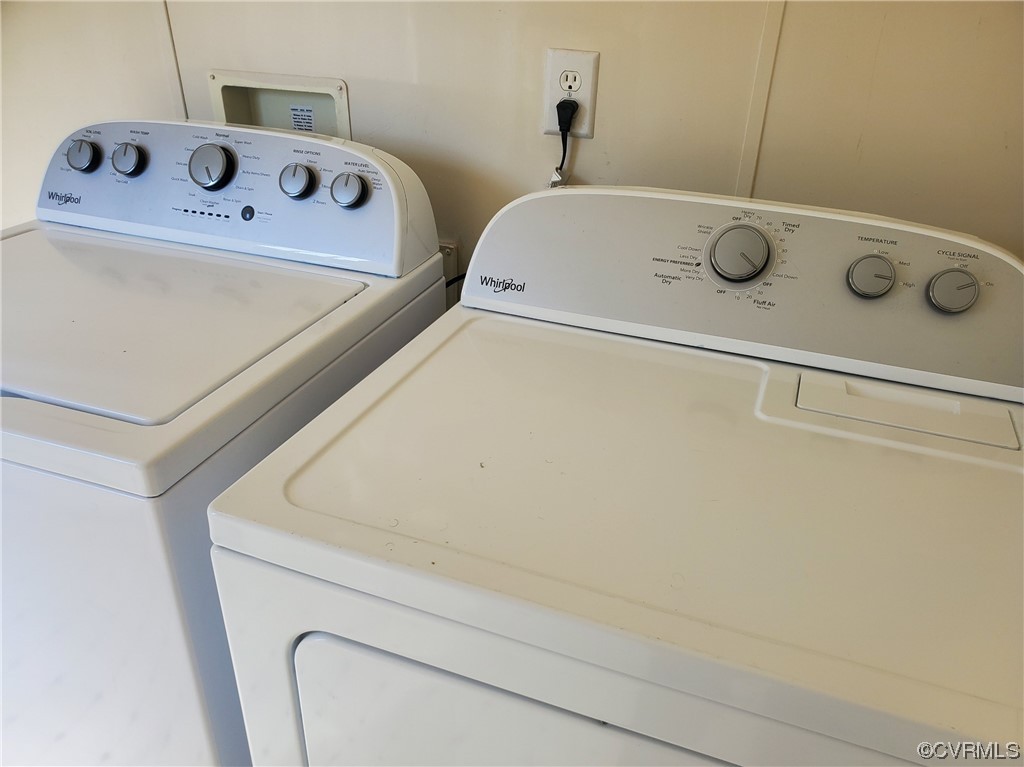 2675 Scuffletown Road Rice, VA 23966 - Photo 18 of 29 a utility room with dryer and washer