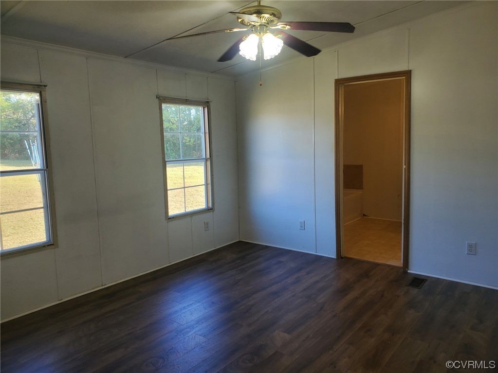 2675 Scuffletown Road Rice, VA 23966 - Photo 9 of 29 a view of an empty room with wooden floor and a window