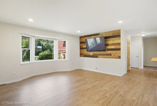 a living room filled with furniture