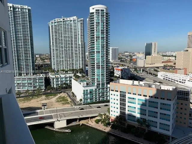 a view of a lake from a balcony