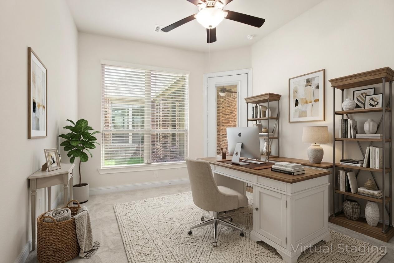 8931 Leaning Hollow Lane Spring, TX 77379 - Photo 31 of 38 VIRTUALLY STAGED CASITA AS A HOME OFFICE