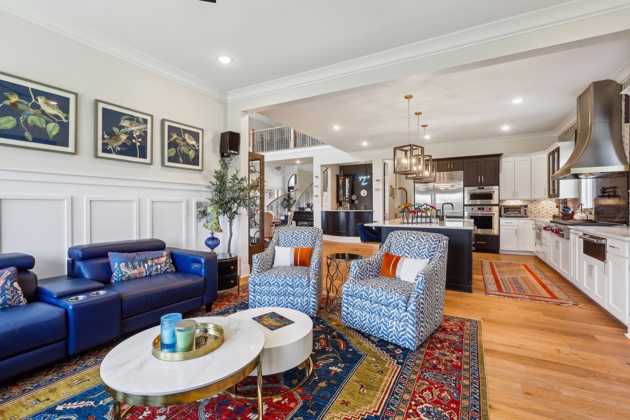6004 Lookaway Circle Franklin, TN 37067 - Photo 22 of 80 a living room with furniture and a wooden floor