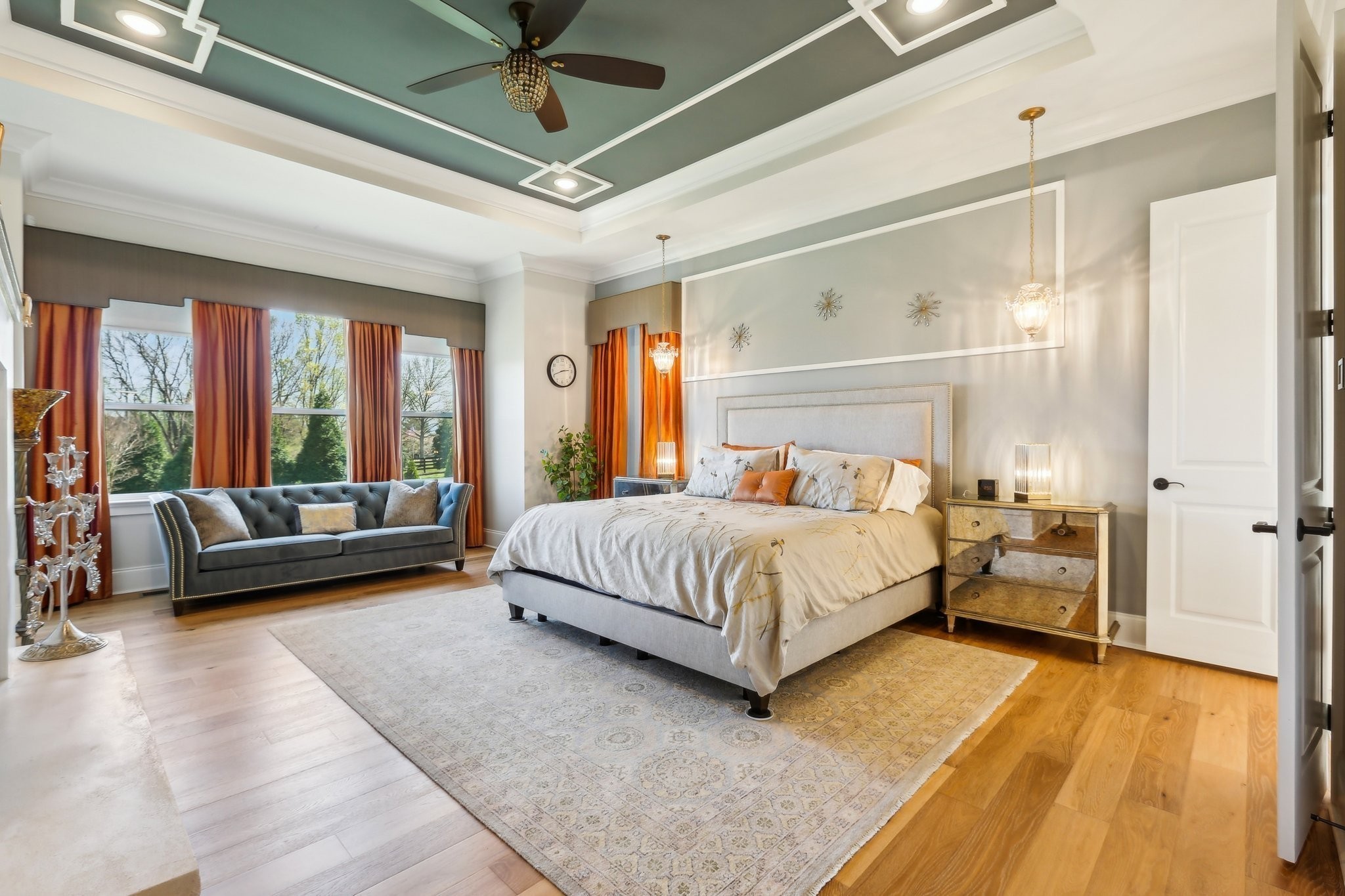 6004 Lookaway Circle Franklin, TN 37067 - Photo 37 of 80 a bedroom with a large bed and a couch