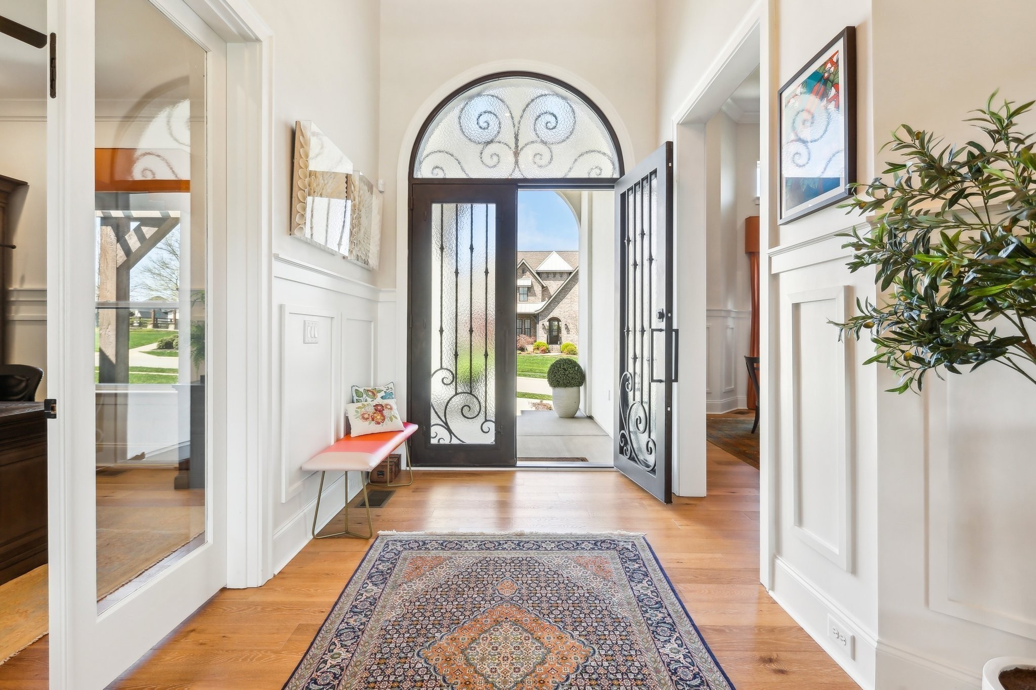 6004 Lookaway Circle Franklin, TN 37067 - Photo 5 of 80 a view of an entryway with wooden floor and a rug