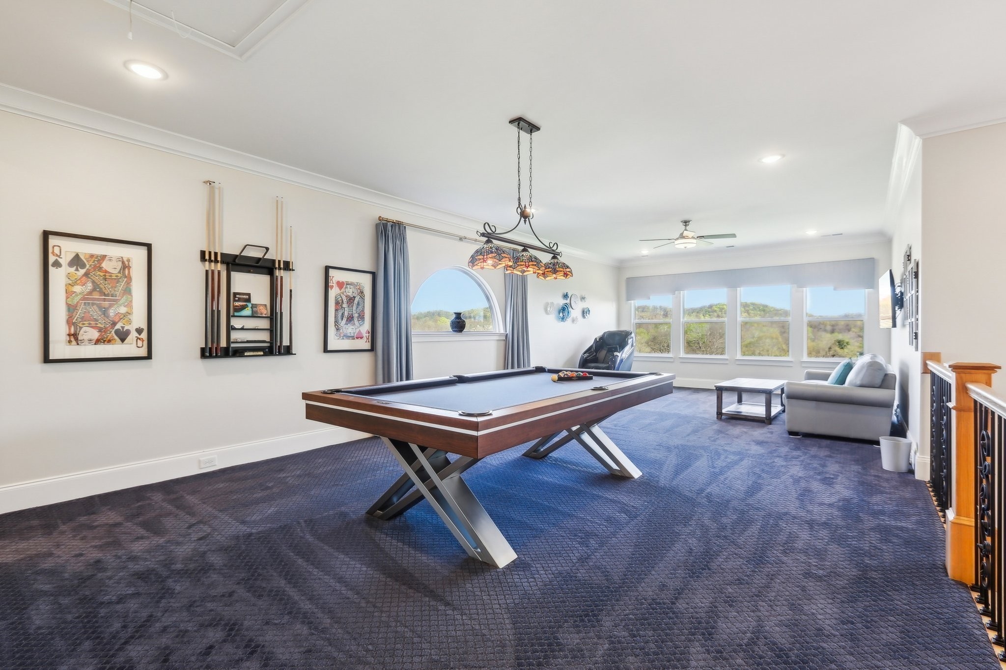 6004 Lookaway Circle Franklin, TN 37067 - Photo 55 of 80 a living room with furniture a rug and a large window