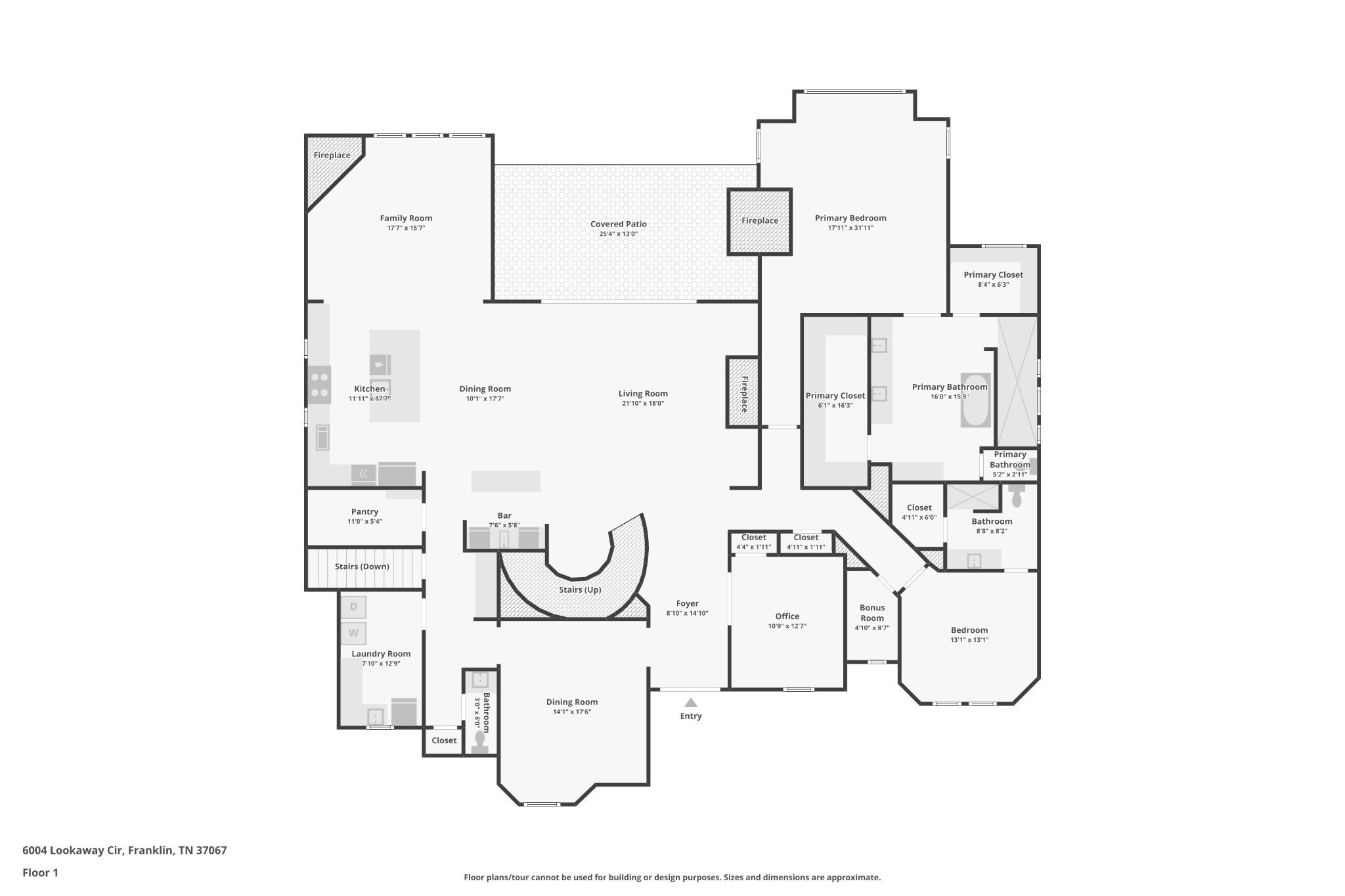 6004 Lookaway Circle Franklin, TN 37067 - Photo 76 of 80 a white building with glass door