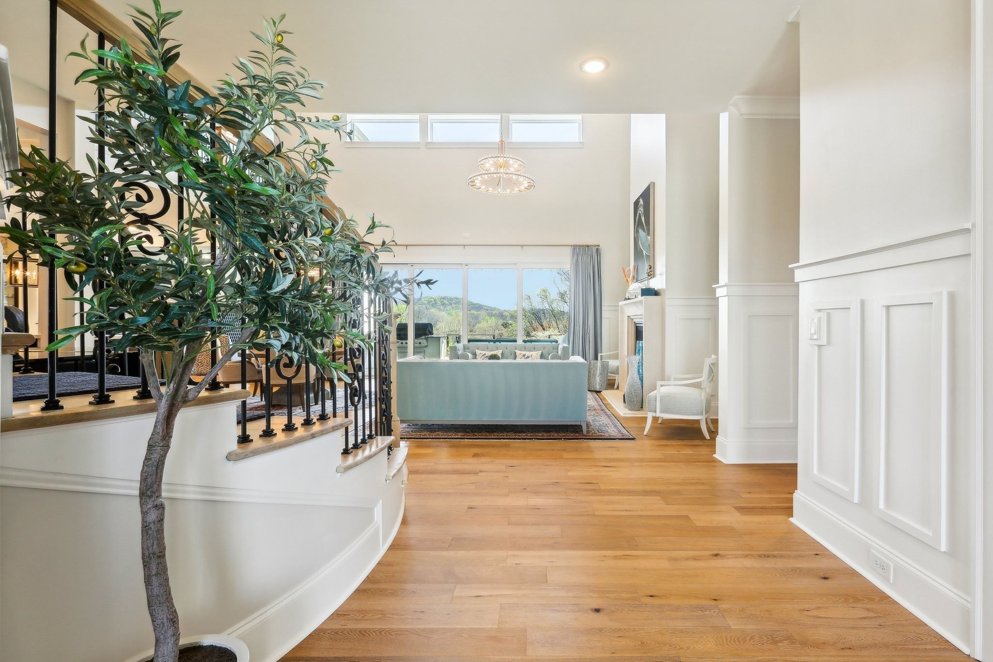 6004 Lookaway Circle Franklin, TN 37067 - Photo 8 of 80 a view of a living room and kitchen with a large window
