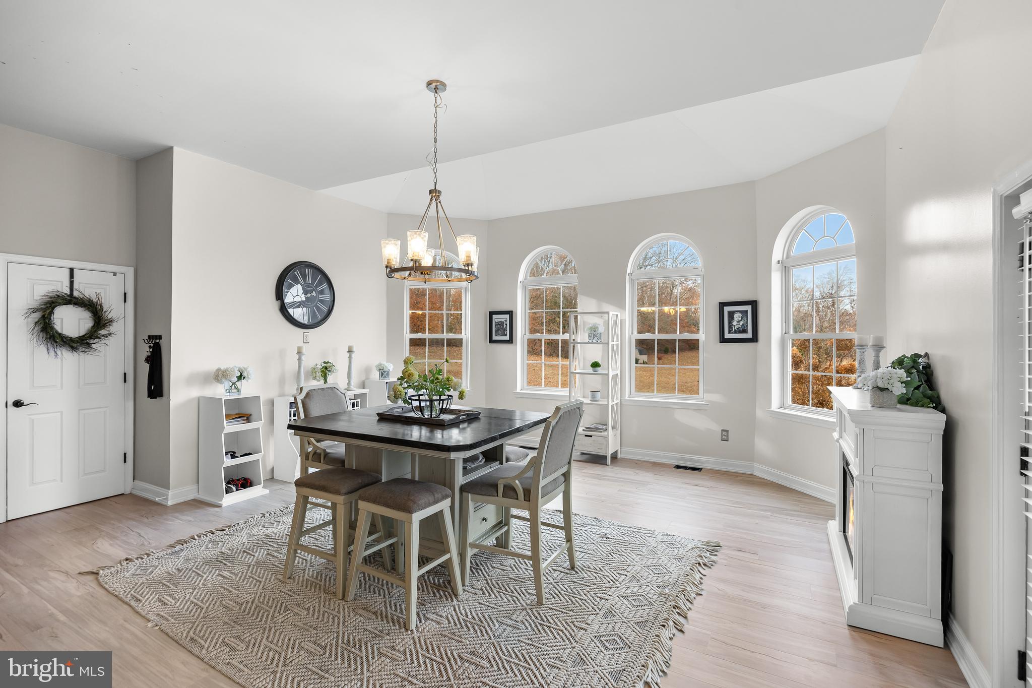 205 Sherwin Road Mullica Hill, NJ 08062 - Photo 22 of 70 a view of a dining room with furniture and a chandelier