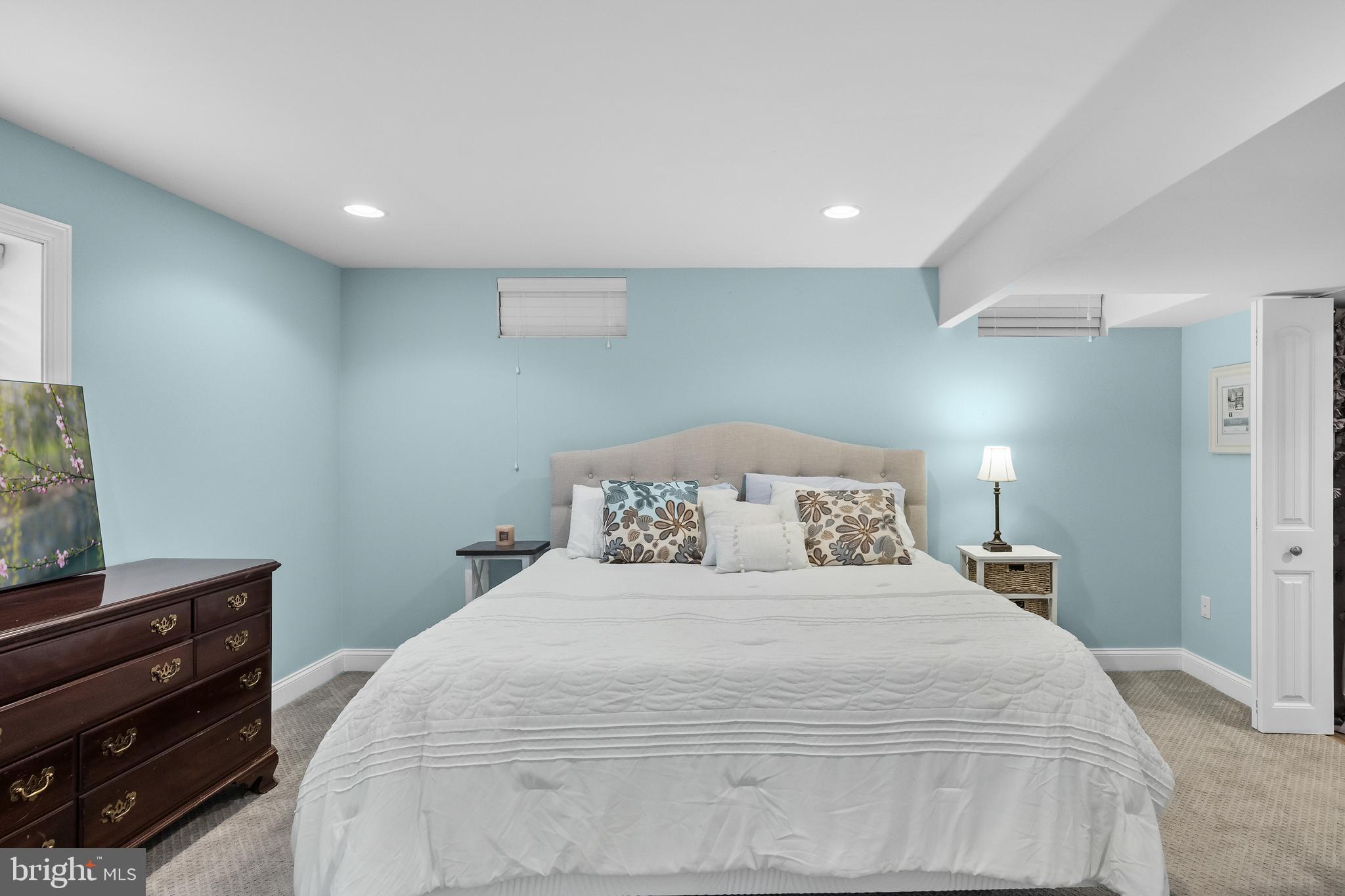 205 Sherwin Road Mullica Hill, NJ 08062 - Photo 49 of 70 a bedroom with a bed and a night stand