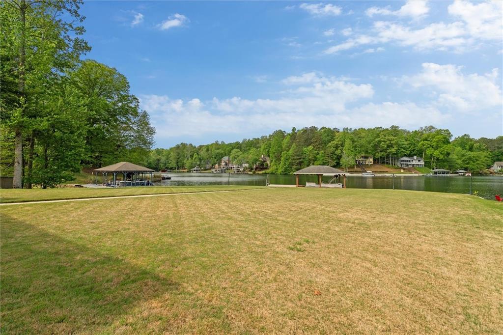 2191 Lakeview Parkway Villa Rica, GA 30180 - Photo 55 of 96 a view of a lake with houses in the back