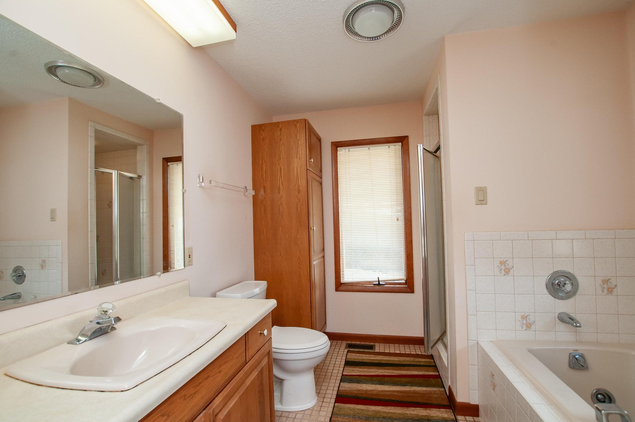 106 Merrick Lane Raphine, VA 24472 - Photo 23 of 46 a bathroom with a sink a toilet and shower