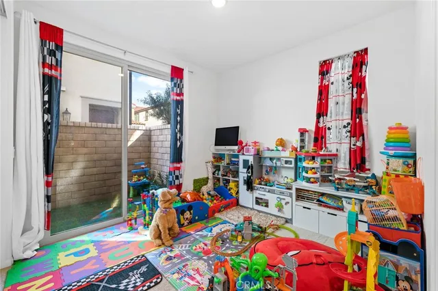 a play room with toys