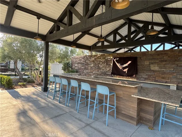 a view of a building with a street