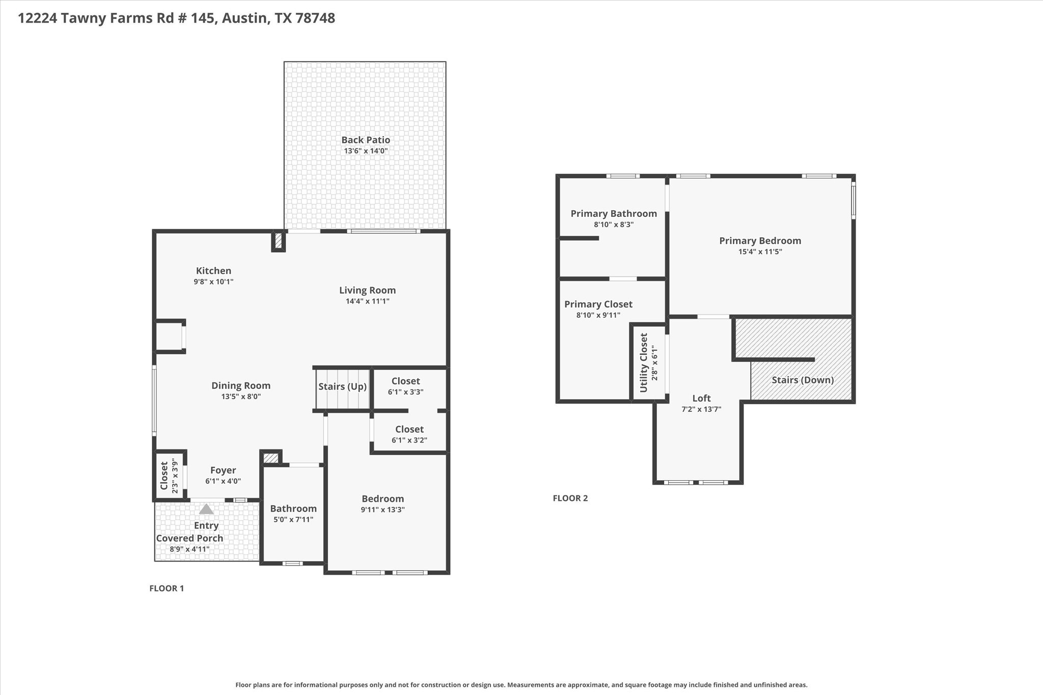 12224 Tawny Farms Road, Unit 145 Austin, TX 78748 - Photo 27 of 27 View of floor plan / room layout