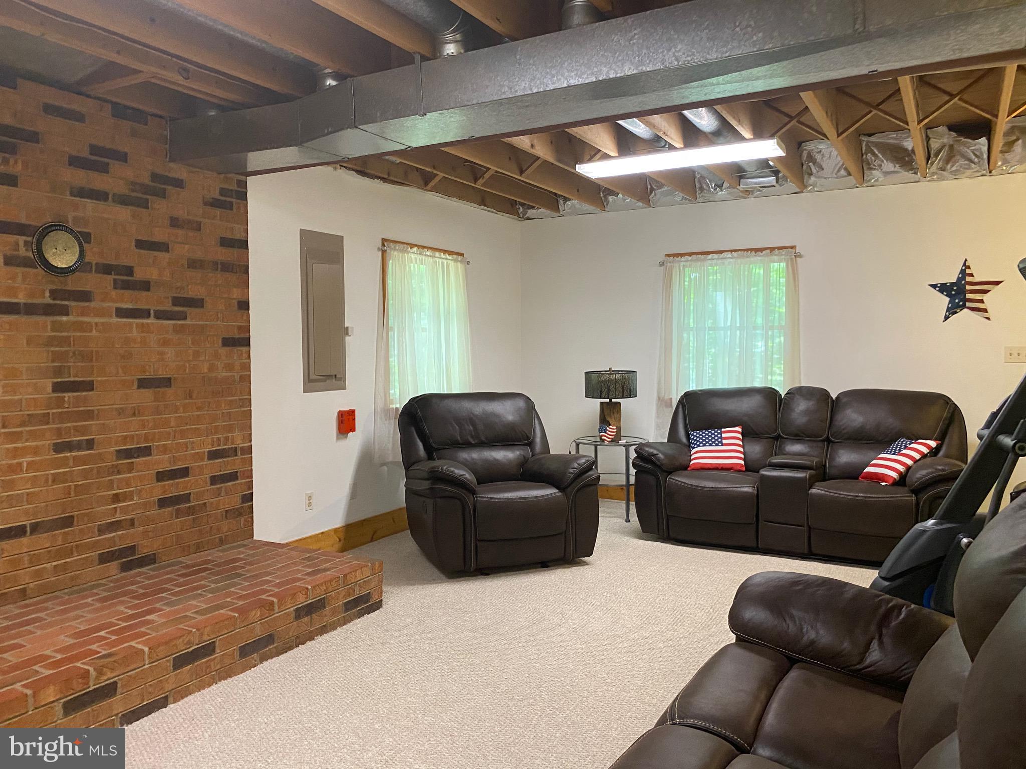 15116 Sheads Mountain Road Rixeyville, VA 22737 - Photo 34 of 40 Brick wall with flue