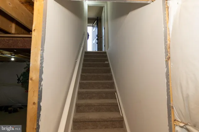 a view of storage and utility room