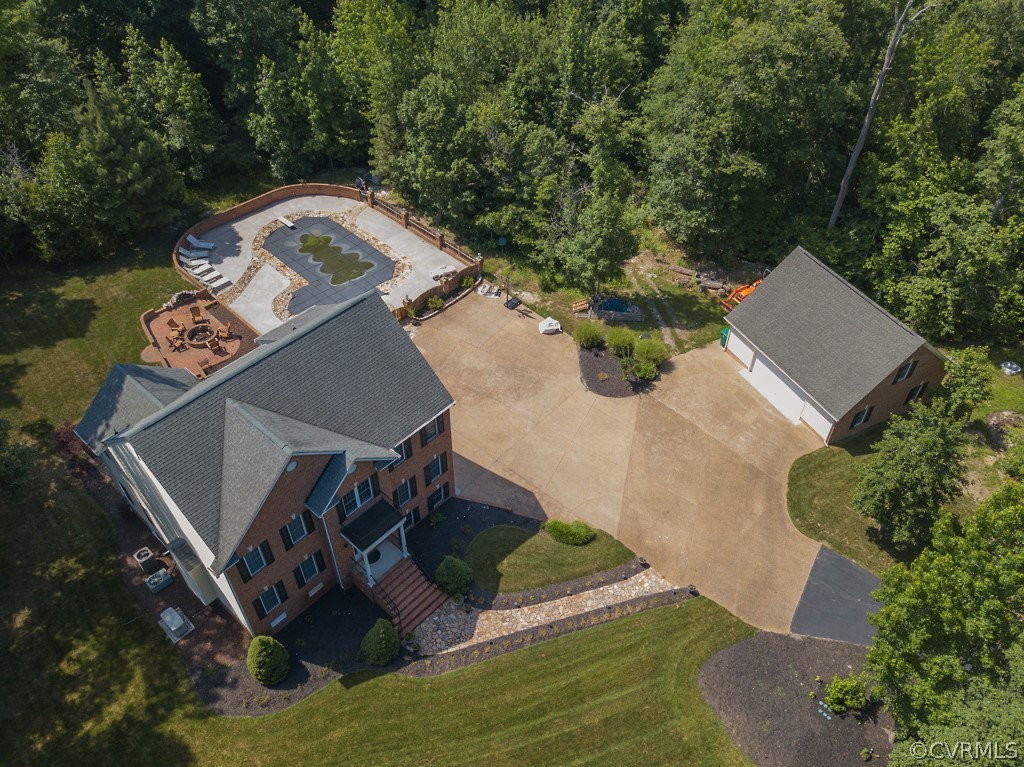 13340 Eppes Falls Road Chesterfield, VA 23838 - Photo 6 of 50 an aerial view of a house with outdoor space