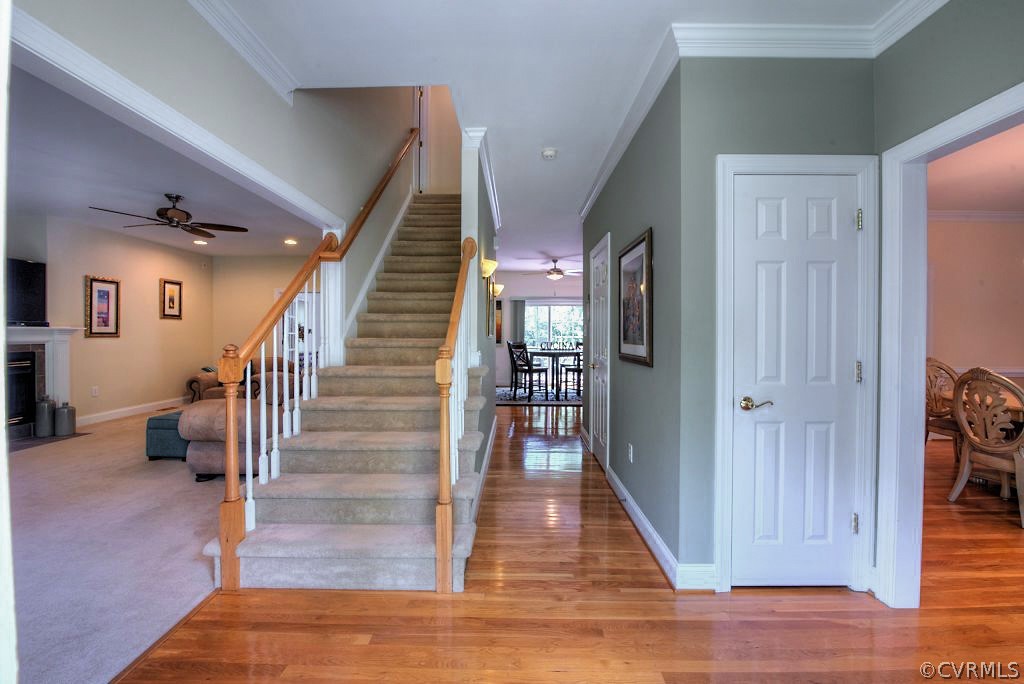 13340 Eppes Falls Road Chesterfield, VA 23838 - Photo 8 of 50 a view of entryway and hall with wooden floor