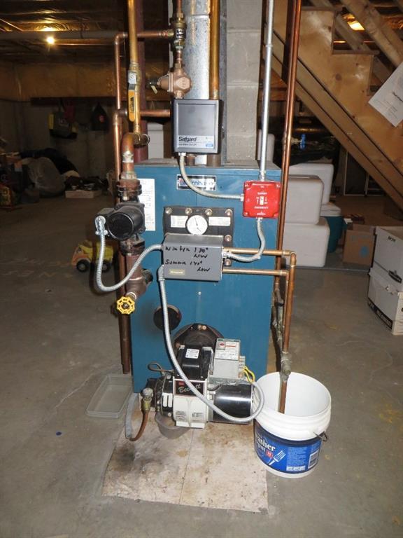 650 Townhouse Road East Waterboro, ME 04030 - Photo 13 of 19 Furnace in full, unfinished basement...