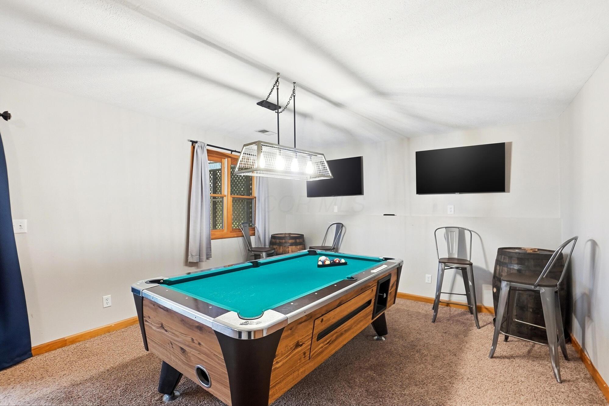 6321 R K Miller Road Logan, OH 43138 - Photo 53 of 90 The Arcade Pool Table on Lower Level