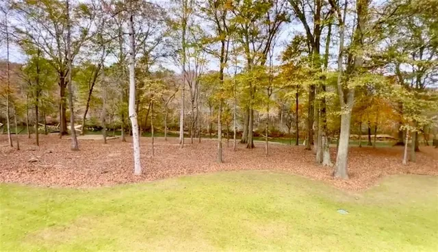 a view of outdoor space and trees