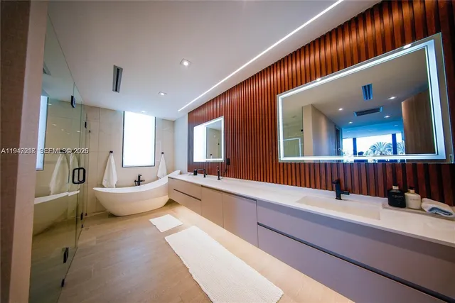 a very nice looking room with a large window