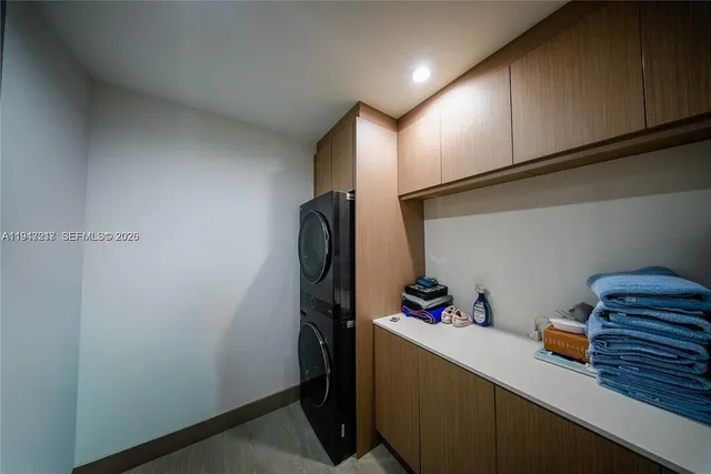 a room with storage and utility